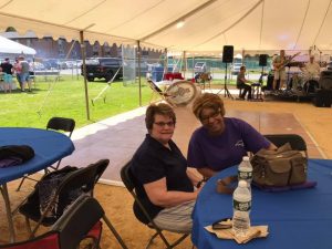 Community Day 2019 in tent